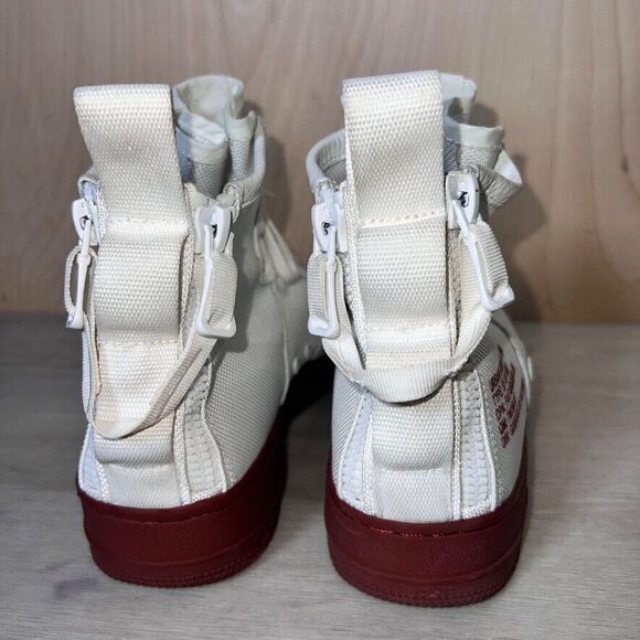 Nike SF Air Force AF1 Mid "Red Ivory" 917753- 100 Men's 9 - Picture 5 of 11